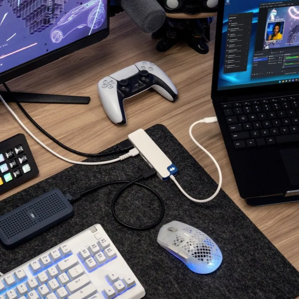 HyperDrive Flex 5 Port USB-C Hub Blue