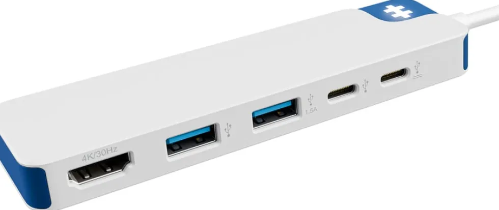HyperDrive Flex 5 Port USB-C Hub Blue