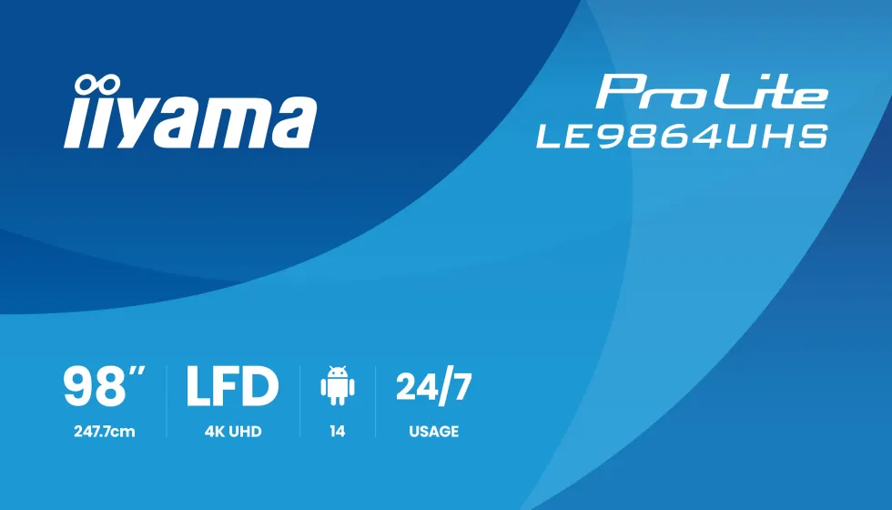 iiyama ProLite LE9864UHS-B1AG - 98" Diagonal klass (97.5"