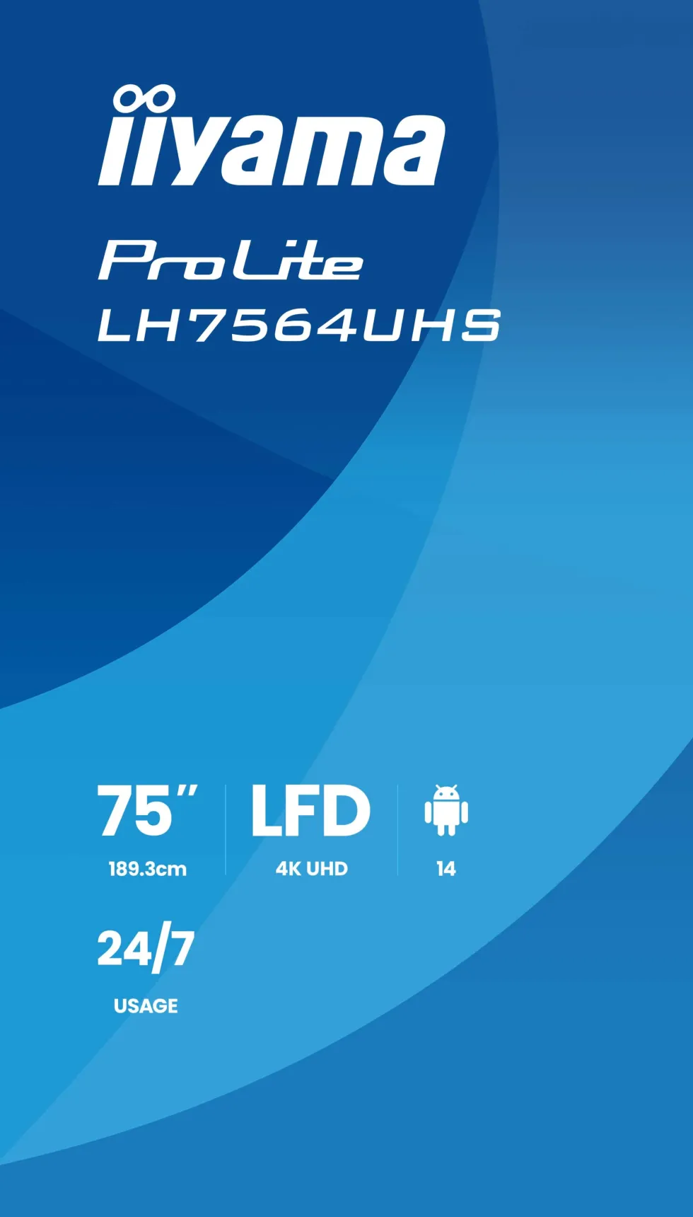 iiyama ProLite LH7564UHS-B1AG - 75" Diagonal klass (74.5"
