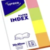 Indexflikar LYRECO 20x50mm 4 färg 200/fp