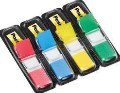 Index POST-IT smala röd,blå,grön,gul (4 x 35)