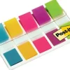 Index POST-IT 11,9x43,1 5-färg 100/fp
