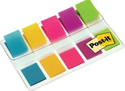 Index POST-IT 11,9x43,1 5-färg 100/fp