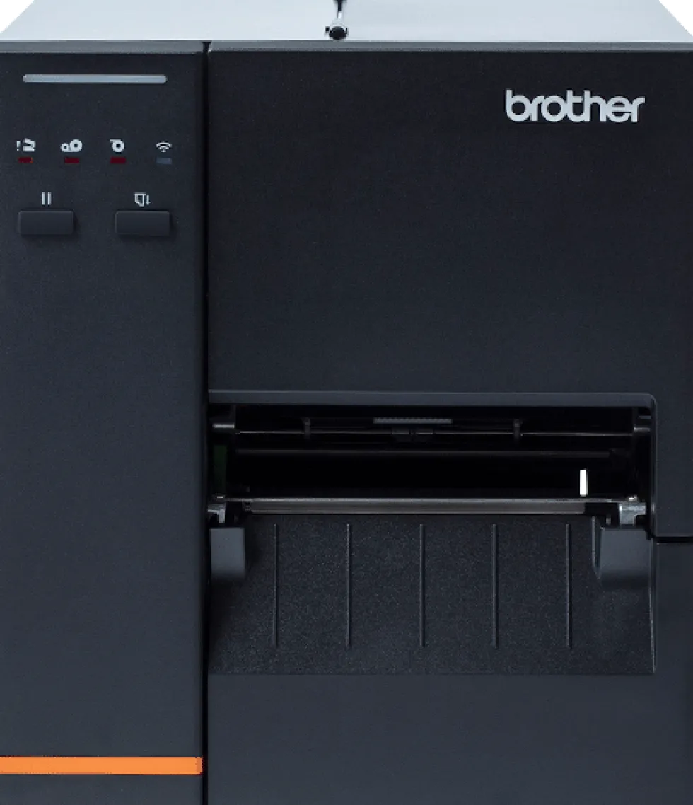 industrial label printer with high resolution printing