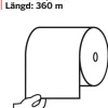 Industritorkrulle KATRIN Plus XL2 Vit, 2-lag, 380m, 2rl
