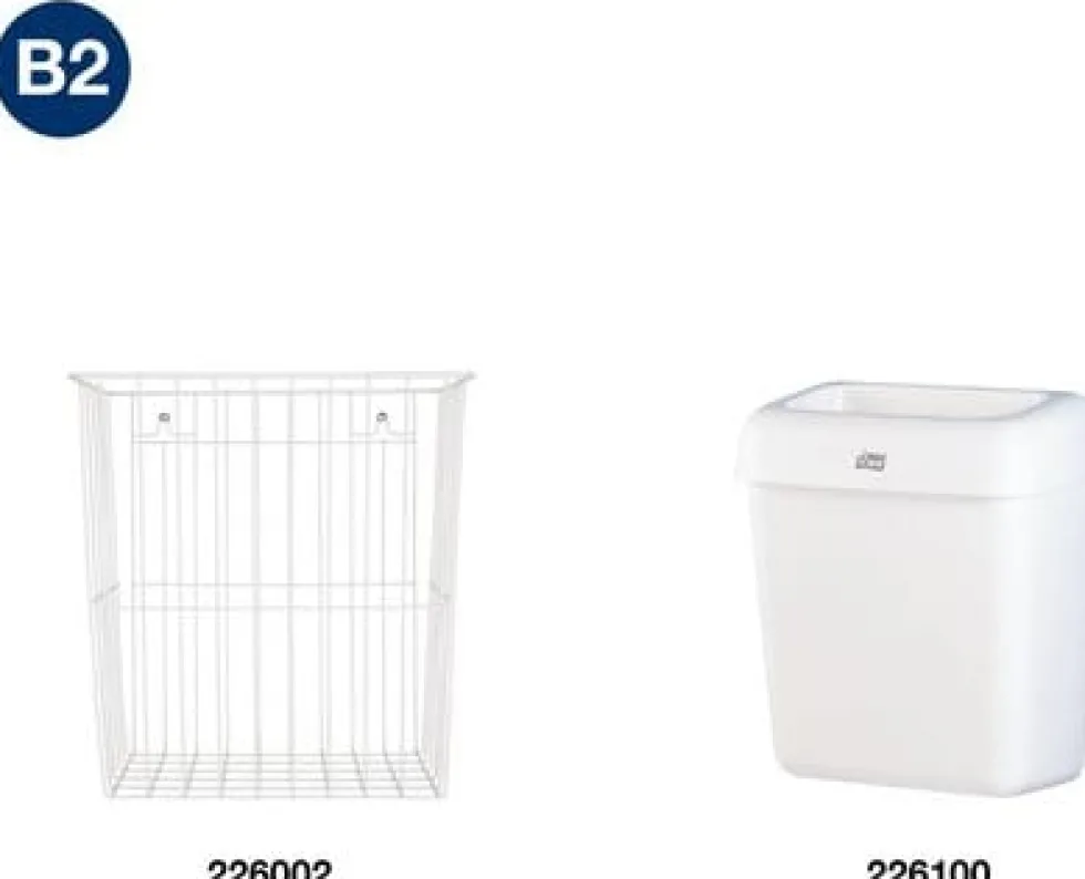 Insatspåse TORK B2 20L vit 100/rl