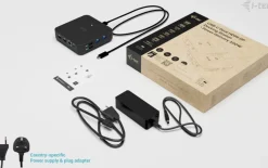 I-TEC USB-C DP Dual HDMI Docking Station, PD 100W + PSU 100W
