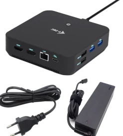 I-TEC USB-C DP Dual HDMI Docking Station, PD 100W + PSU 100W