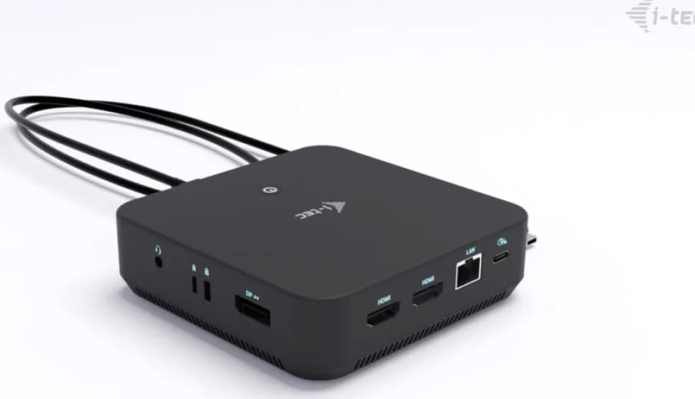 I-TEC USB-C DP Dual HDMI Docking Station, PD 100W + PSU 100W