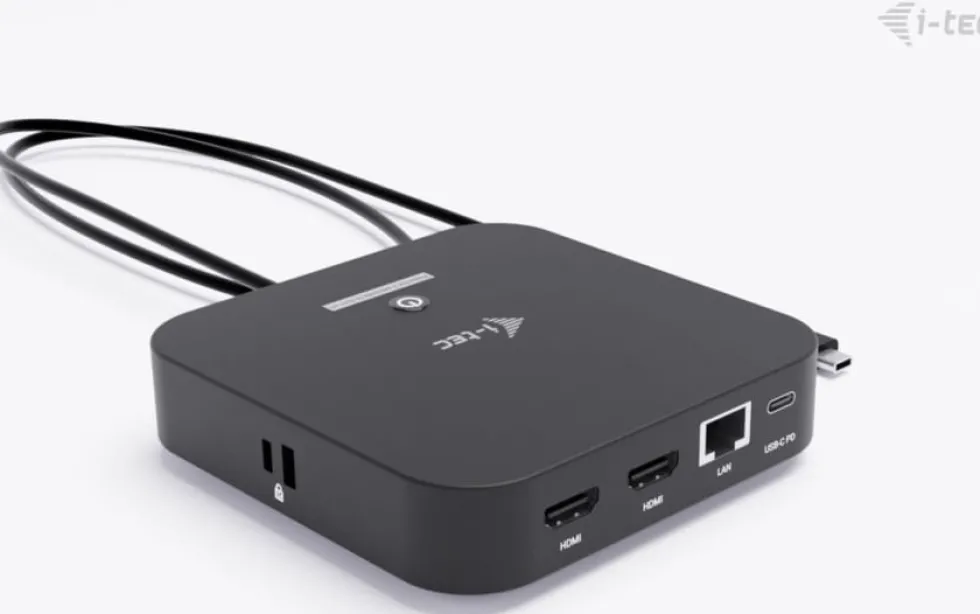 I-TEC USB-C Dual HDMI Docking Station, PD 100W + PSU 100W