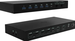 I-TEC USB-C KVM Docking station for 3 Hosts, Dual Display, P