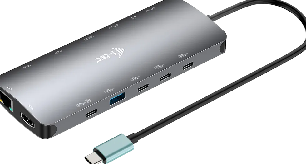 I-TEC USB-C Metal Nano 3x Display Dock, 2x HDMI 1x USB-C vid