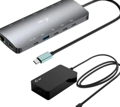 I-TEC USB-C Metal Nano 3x Display Dock, 2x HDMI 1x USB-C vid