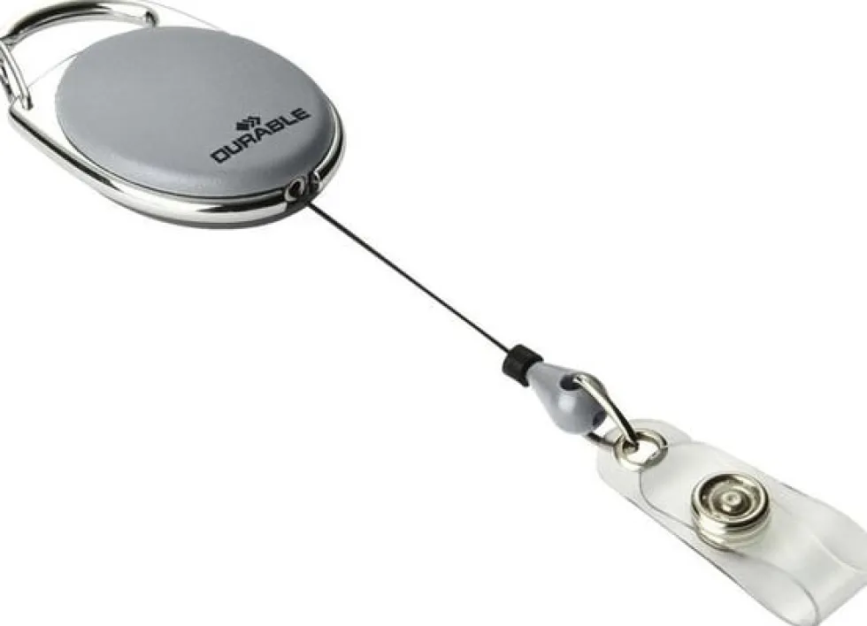 Jojo DURABLE Style med clip grå, 10st