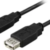 Kabel DELTACO USB 2.0 förlängning, 3m