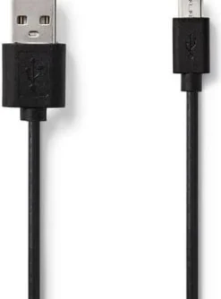 Kabel NEDIS USB-A ha - USB Micro B 1m sv
