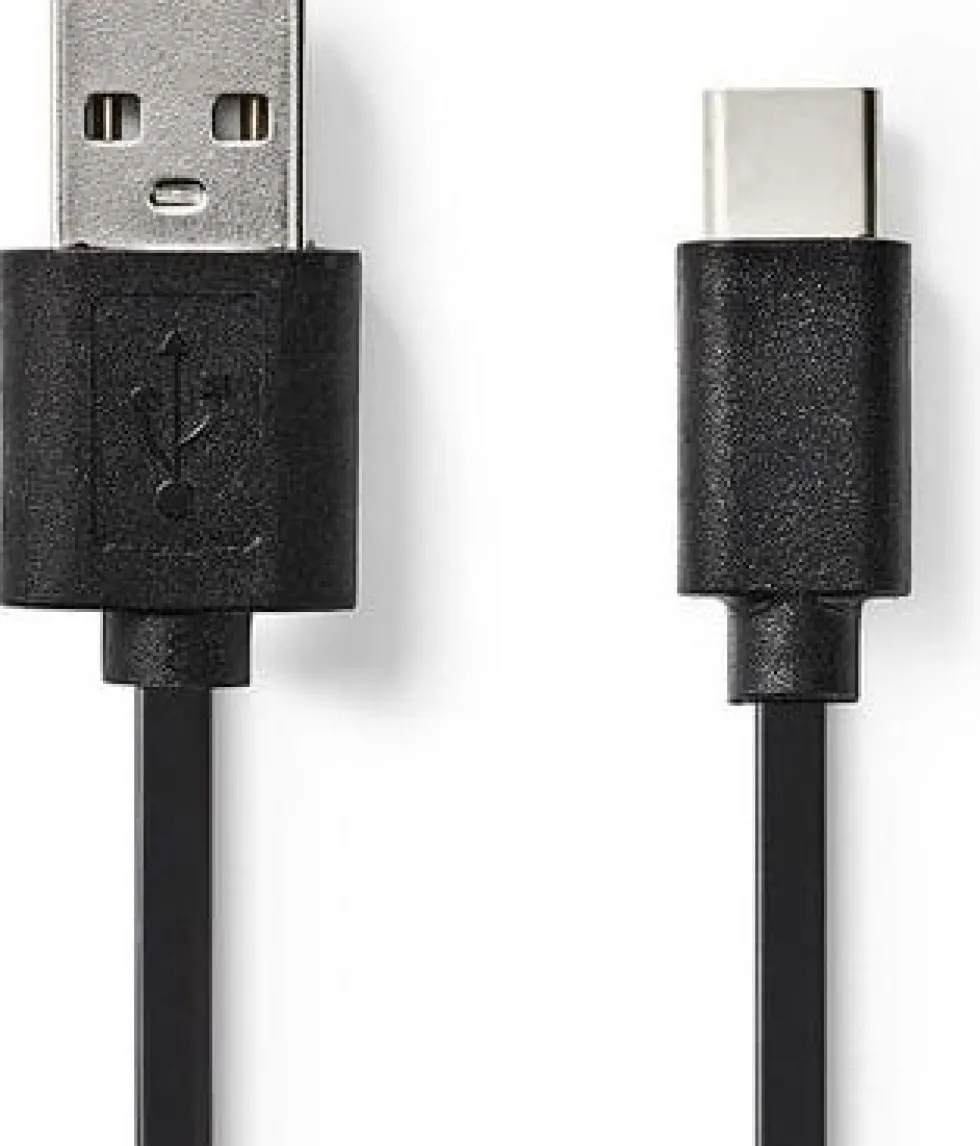 Kabel NEDIS USB-A-USB-C 2m svart