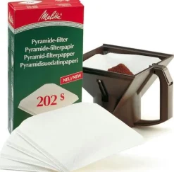 Kaffefilter Melitta Pyramid 202, 100/fp