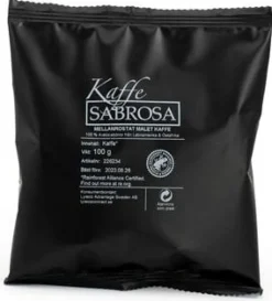 Kaffe SABROSA Mellanrost 100g 64/fp