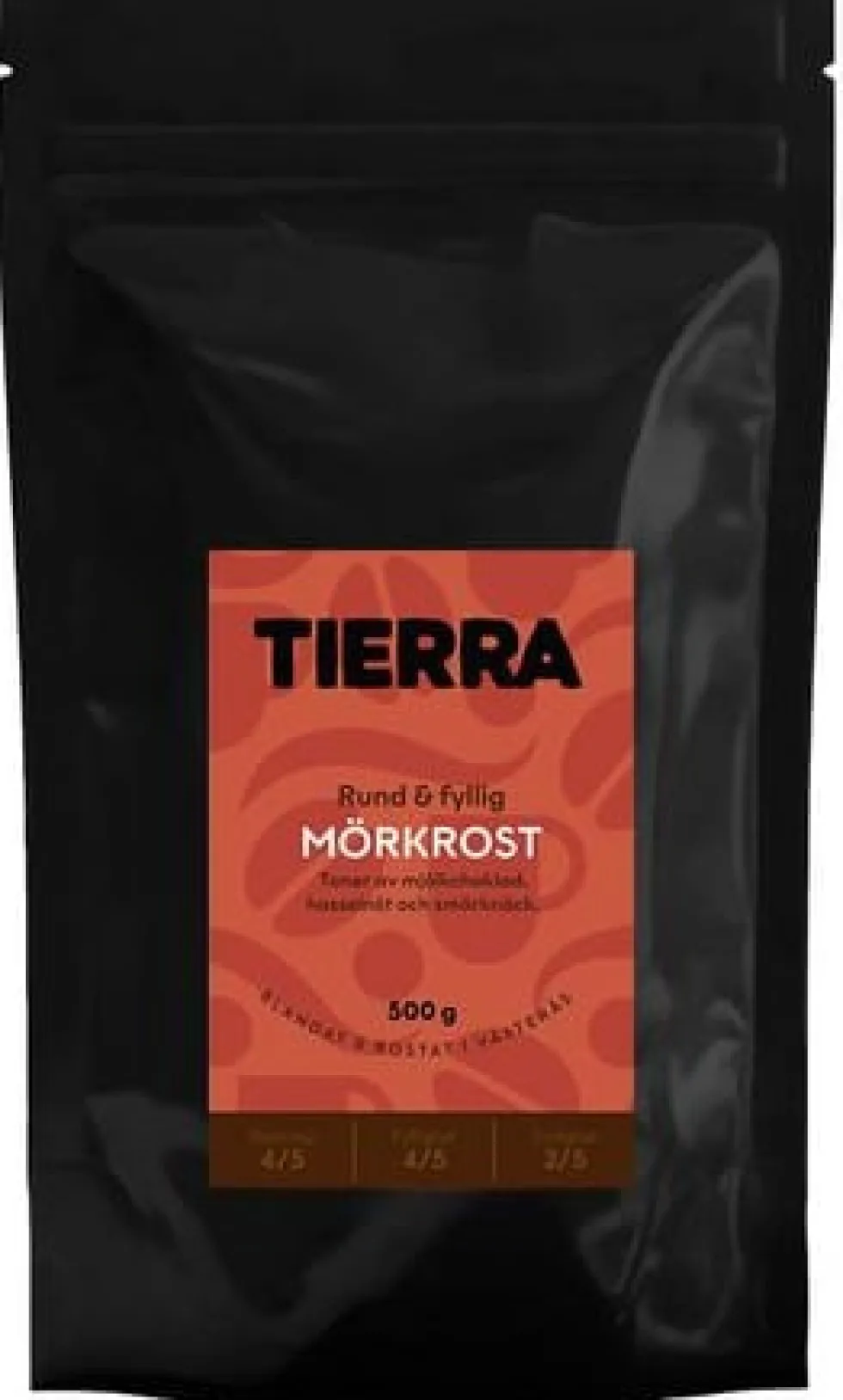 Kaffe TIERRA Mörkrost Malet 500g