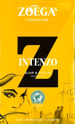 Kaffe Zoega Intenzo Malet, brygg, 450g