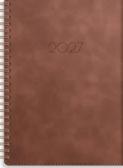 Kalender Business A5 Twist 2027 brun