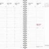 Kalender Business A5 Twist 2027 grå