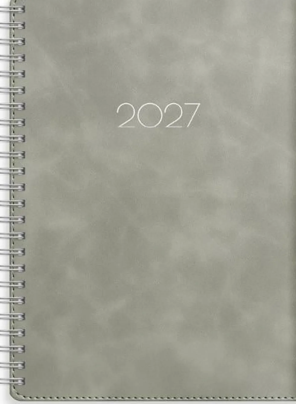 Kalender Business A5 Twist 2027 grå