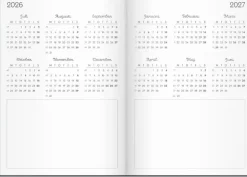 Kalender Doodle inbunden 26/27