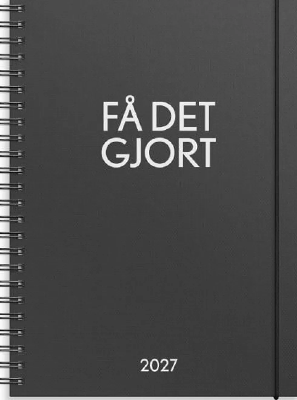 Kalender Få det gjort 2027 svart