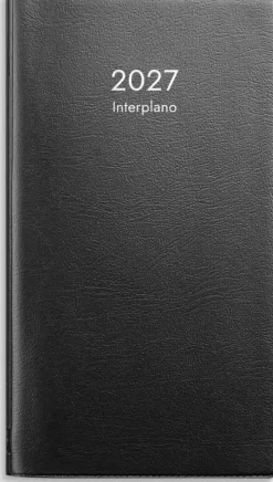 Kalender Interplano 2027 plast svart