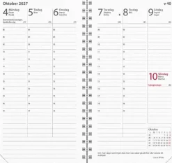 Kalender Interplano 2027 plast svart