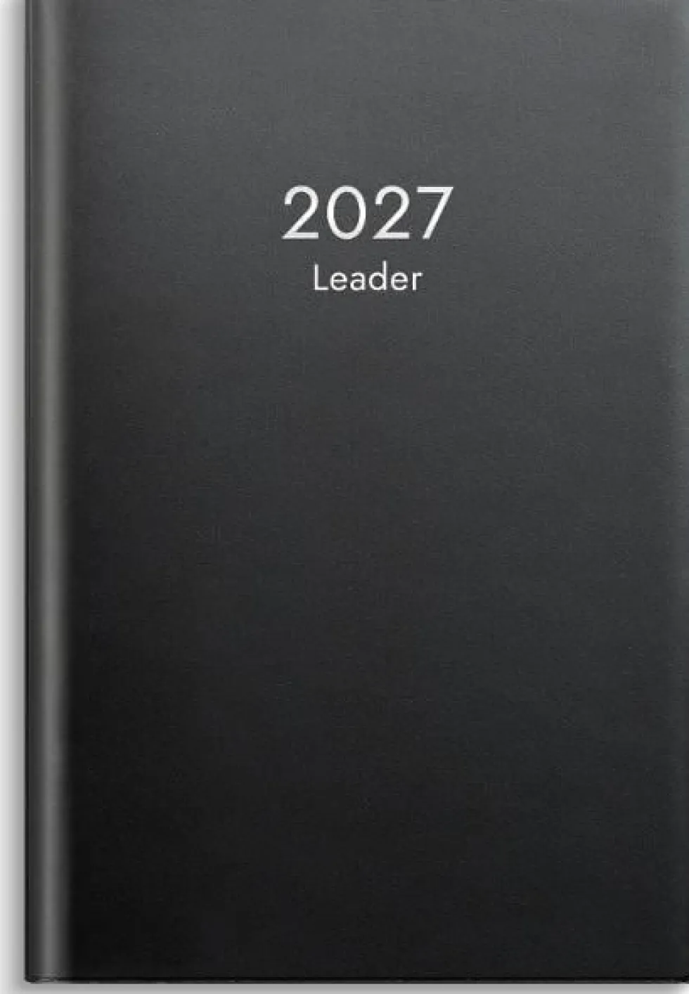Kalender Leader 2027 plast svart