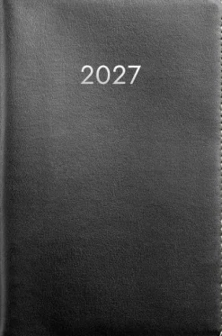 Kalender Leader 2027 plast svart