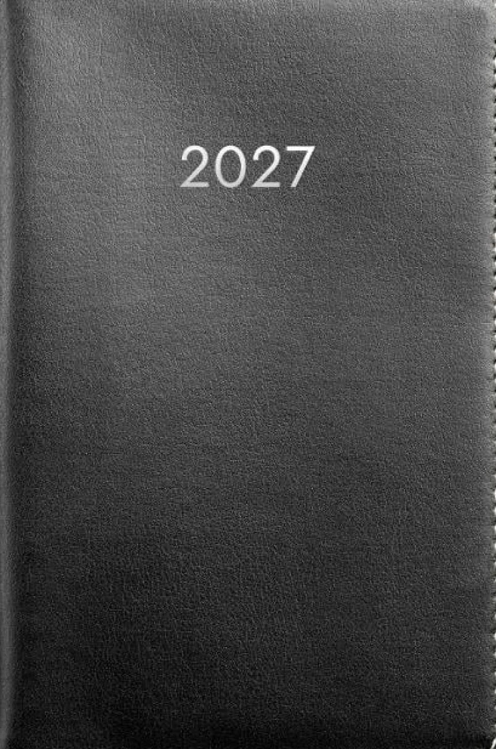 Kalender Leader 2027 plast svart