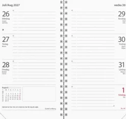 Kalender Master 2027 konstläder svart