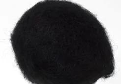 Kardad ull 250g svart