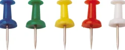 Kartnålar Push-pin sort.f 25/f