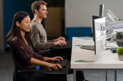 Kensington SmartFit One-Touch Dual Monitor Arm - Monteringssats