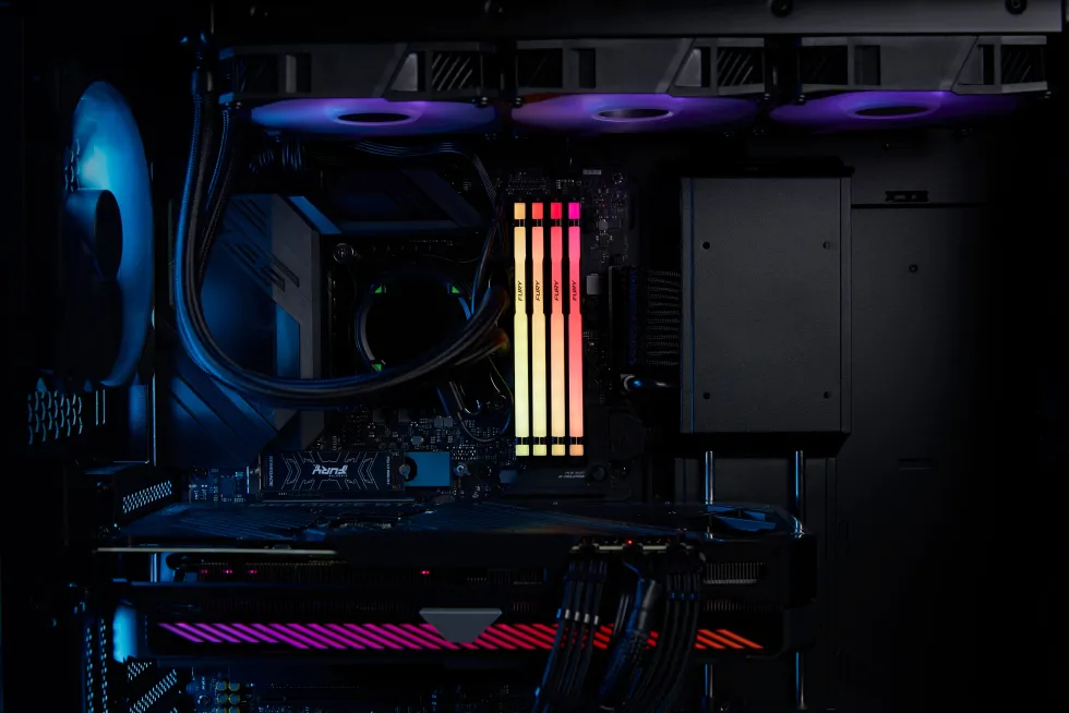 Kingston FURY Beast RGB - DDR5 - sats - 16 GB: 2 x 8 GB - DIMM