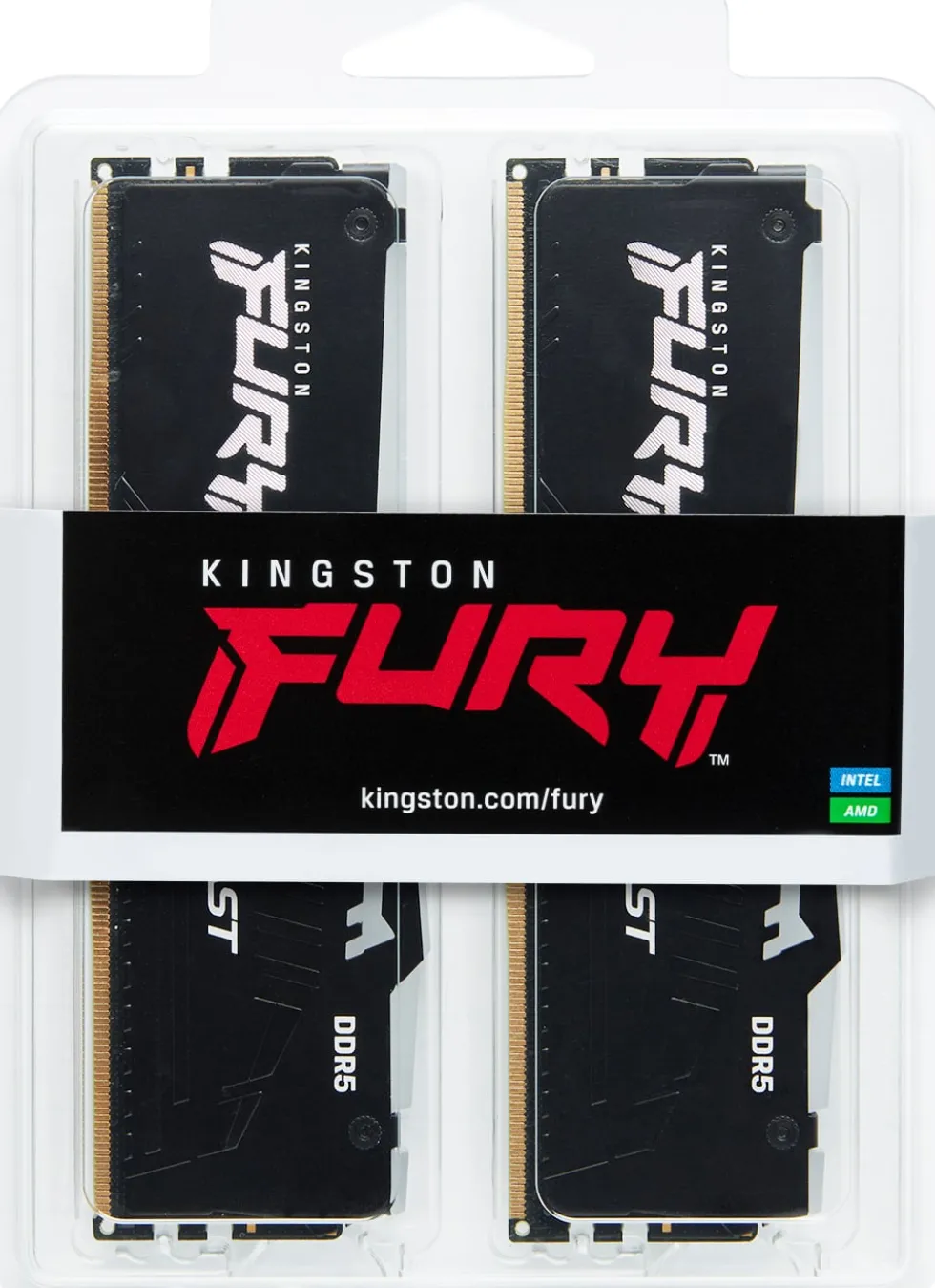 Kingston FURY Beast RGB - DDR5 - sats - 16 GB: 2 x 8 GB - DIMM
