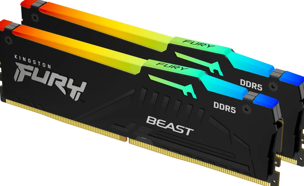 Kingston FURY Beast RGB - DDR5 - sats - 16 GB: 2 x 8 GB - DIMM