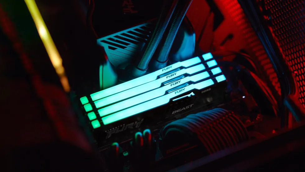 Kingston FURY Beast RGB - DDR5 - sats - 16 GB: 2 x 8 GB - DIMM