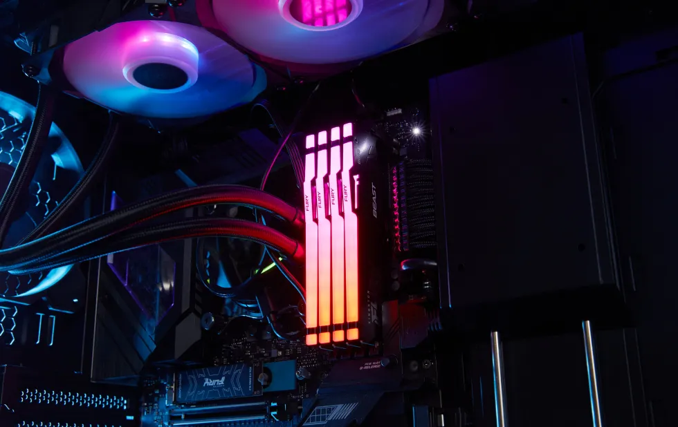 Kingston FURY Beast RGB - DDR5 - sats - 16 GB: 2 x 8 GB - DIMM