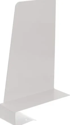 Klämbokstöd Vit, klämma höger, 19cm
