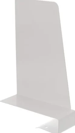 Klämbokstöd Vit, klämma vänster, 19cm