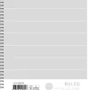 Kollegieblock Grey A5 linjerat