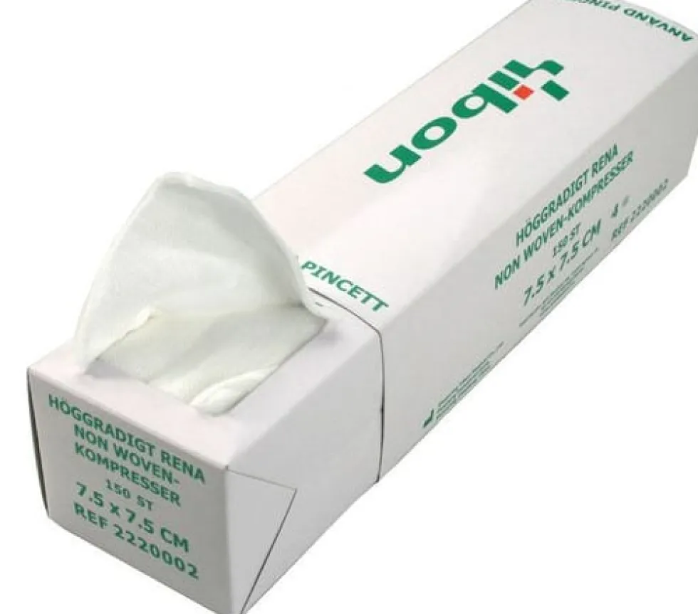Kompress NW i A8/fp 7,5x7,5cm 150/fp