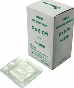 Kompress NW steril 2-p 5x5cm 140/fp